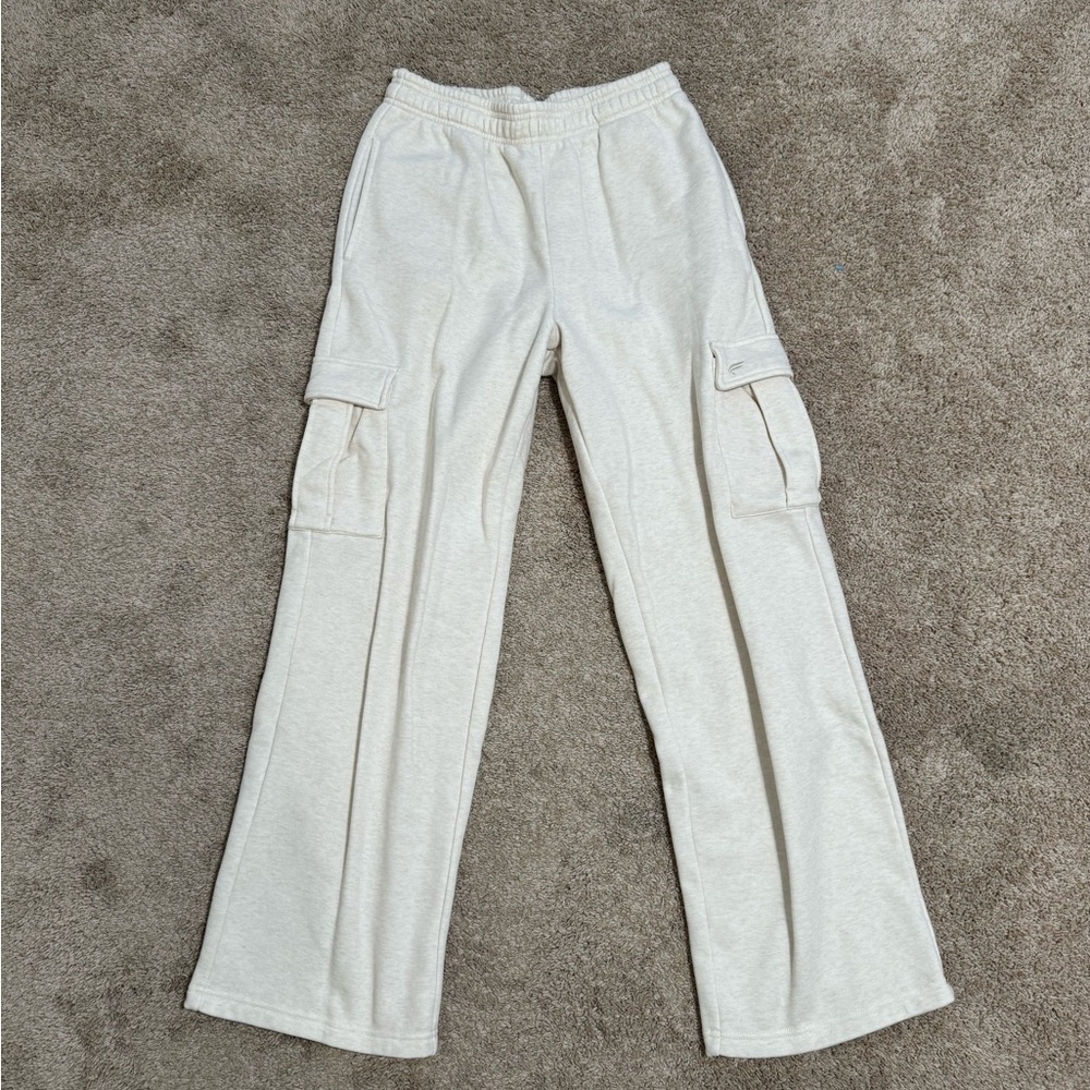 Cream Cargo Pants